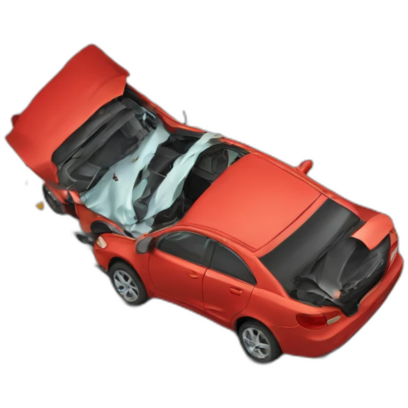 car crash emoji