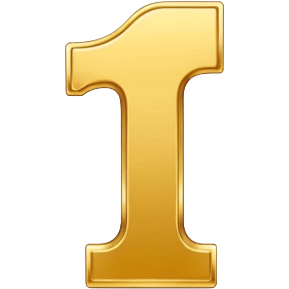 create number one  emoji