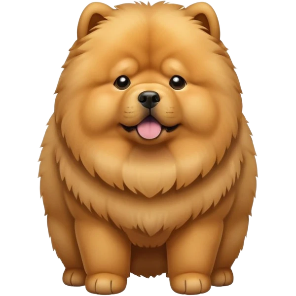 Chow chow caramel  emoji