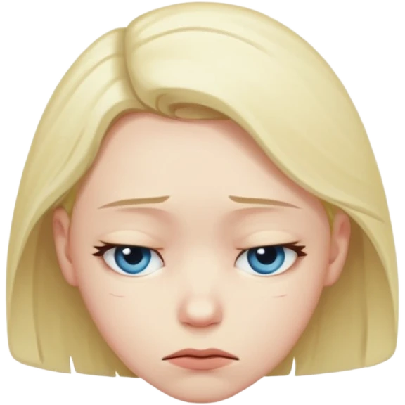 Depressed emoji