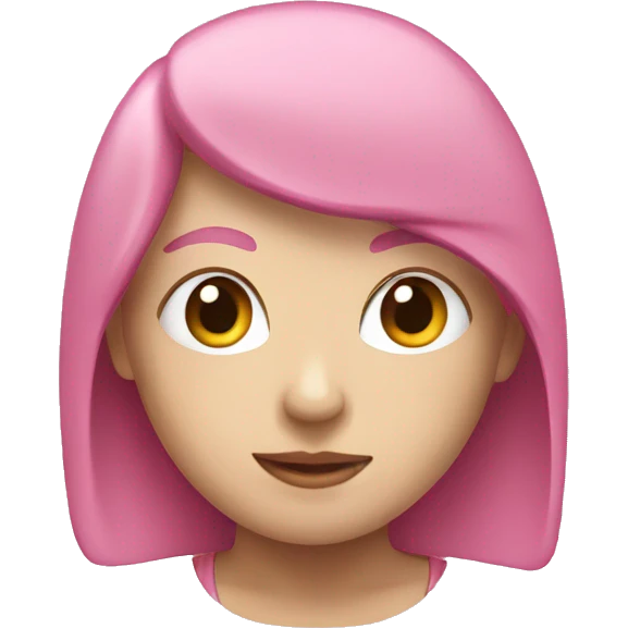 Pink emoji