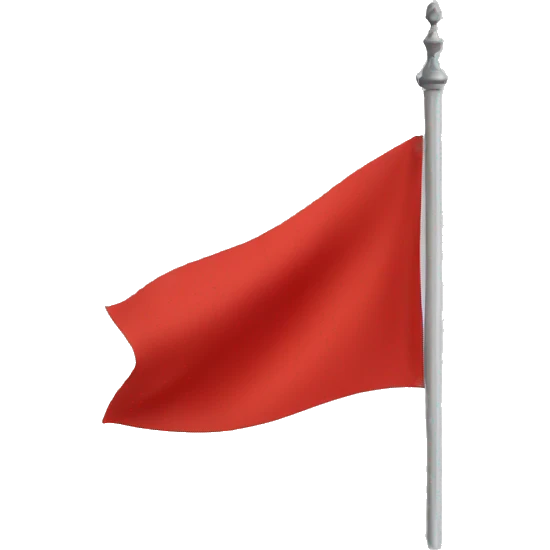 Red flag  emoji