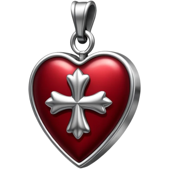 Chrome hearts dark red emoji