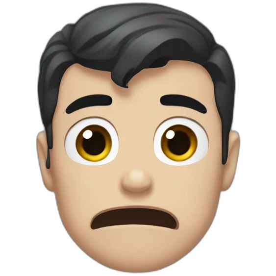 Superman crying emoji