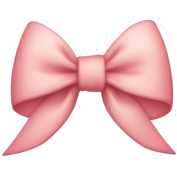 coquette bow emoji