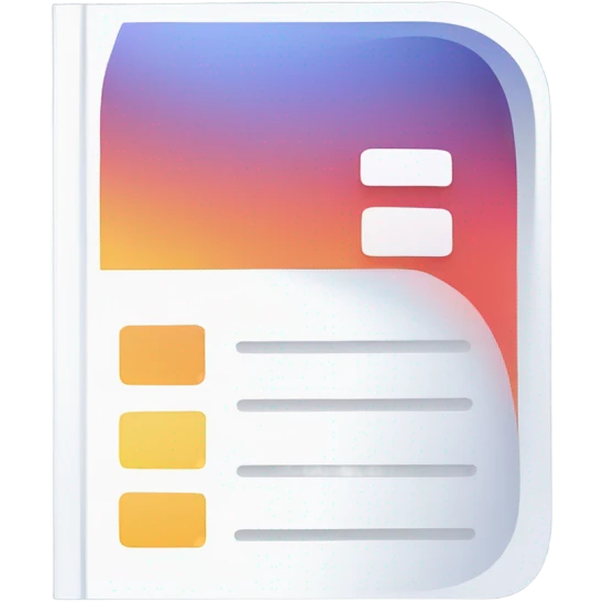 Aesthetic report icon emoji