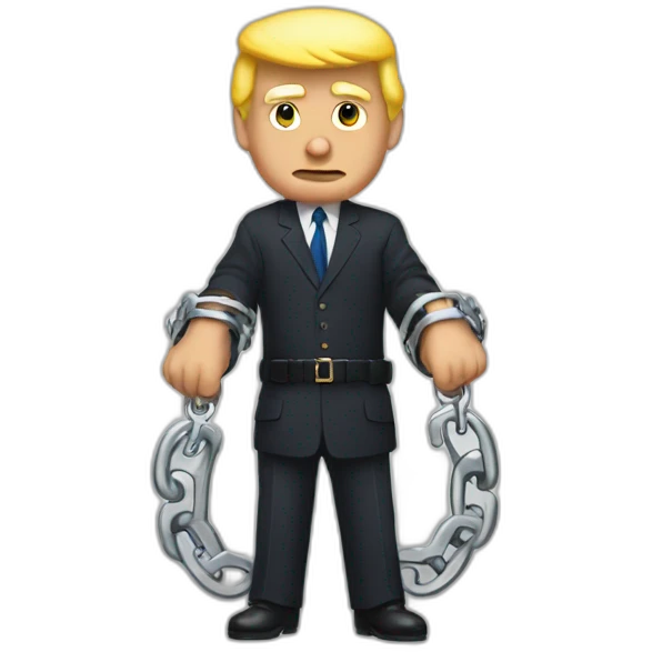 trump-in-handcuffs emoji