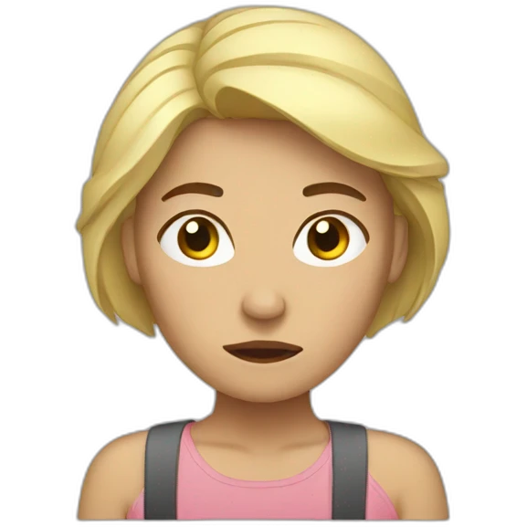 very tired woman emoji