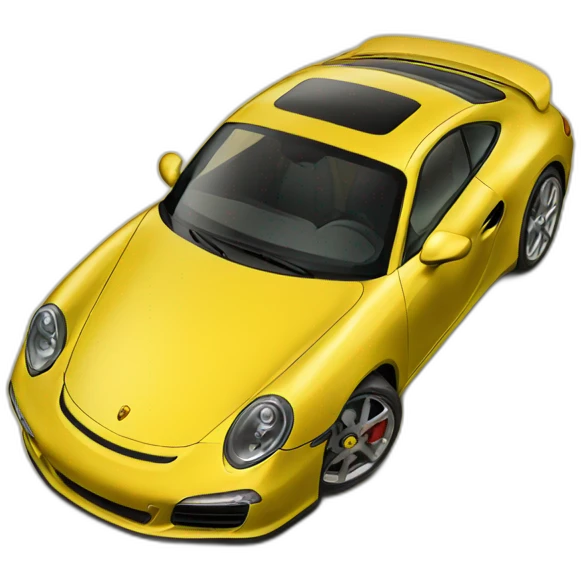 yellow porche emoji
