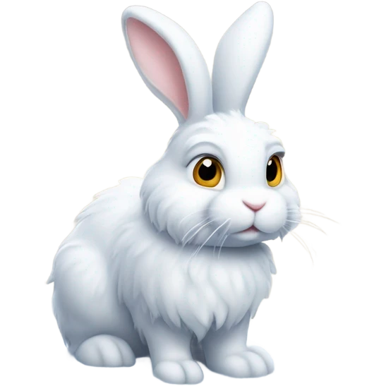 Bunny with snow  emoji
