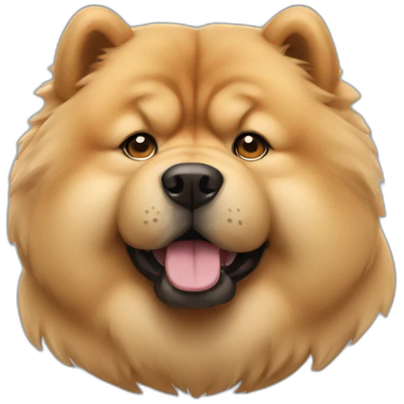 Chow chow emoji