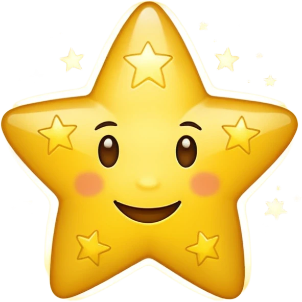 Make a happy star emoji