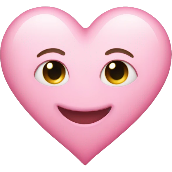 Ligh pink heart emoji