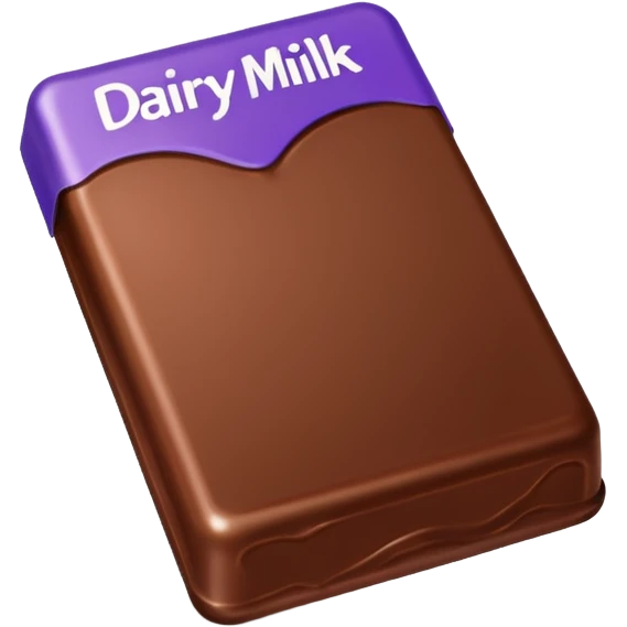 Dairy milk chocolate  emoji