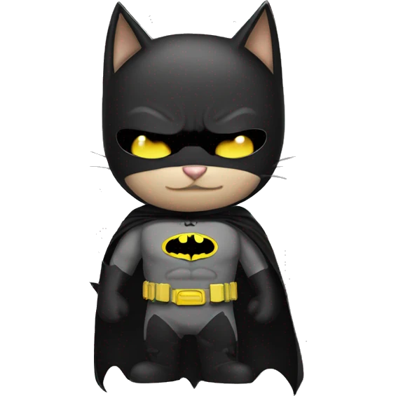 Cat batman emoji
