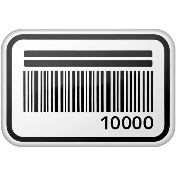 Barcode label emoji