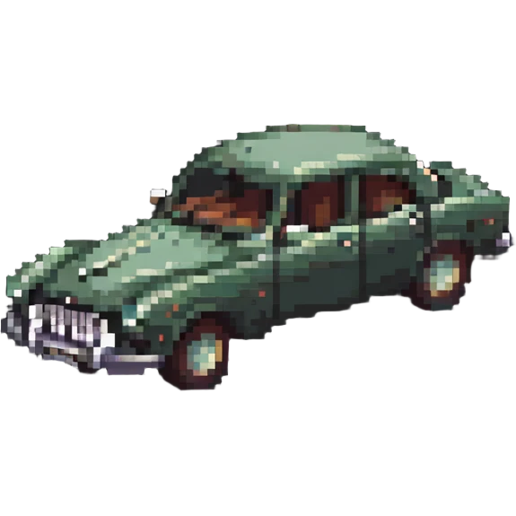 Classic vintage car emoji