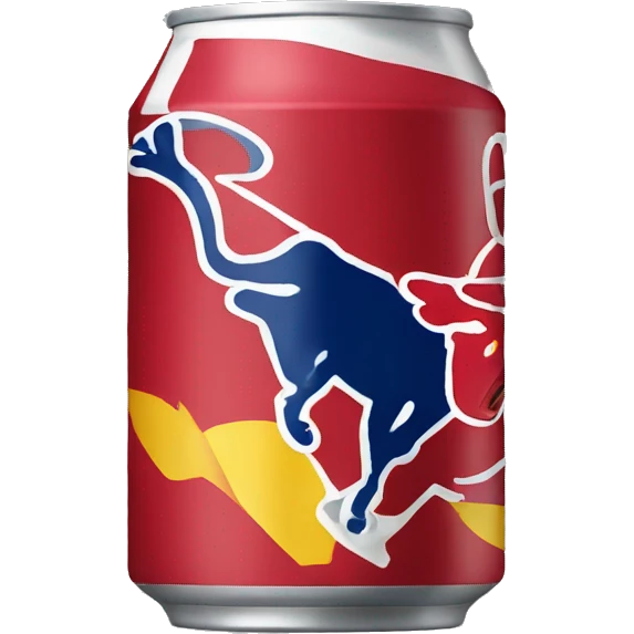 drinking redbull emoji