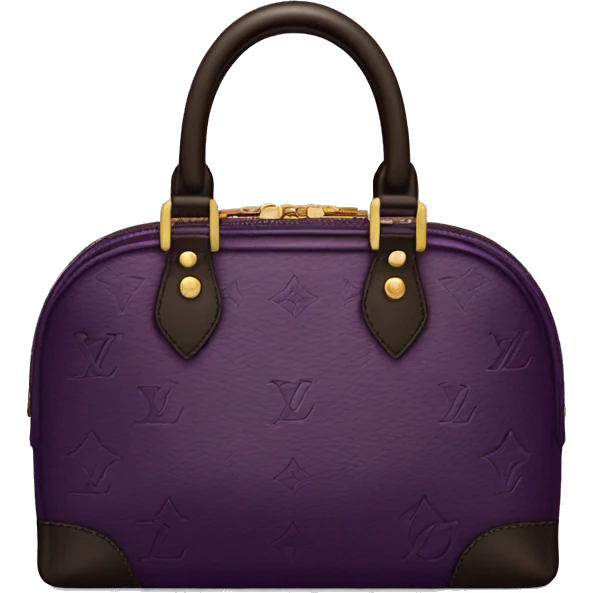 Dark Purple Louis Vuitton Purse emoji