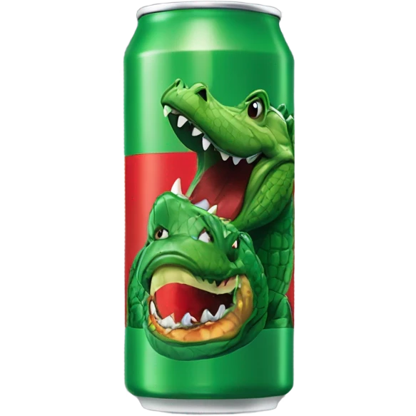 Apple Alligator Energy Drink can emoji