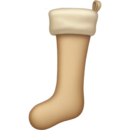 Beige stocking emoji