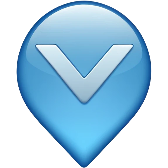 Blue tick mark emoji