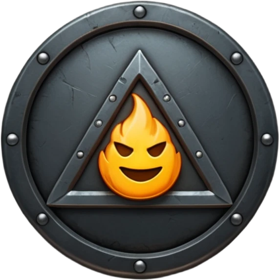 Create a custom emoji badge featuring a stylized, glossy letter “S”. Design the badge in the dark metallic Iron rank style from League of Legends. Use rough metal textures, dark gray tones, and a gritty, heavy look. Add subtle dim glows. Premium, sharp, and readable at small sizes.
 emoji