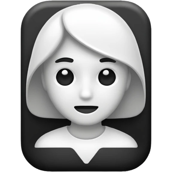 about/ information black n white icon i emoji