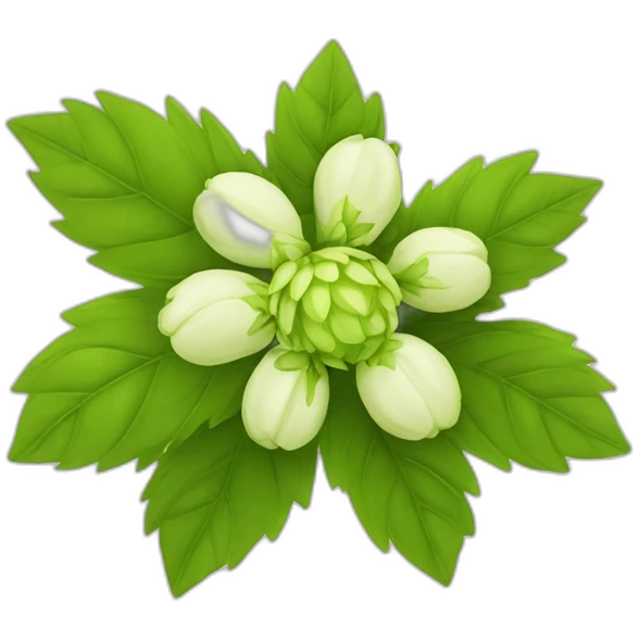 Hop flower emoji