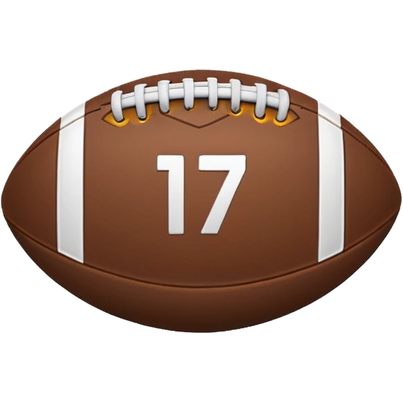 create a football icon inspired by airbnb category icons it should just be a white outline emoji