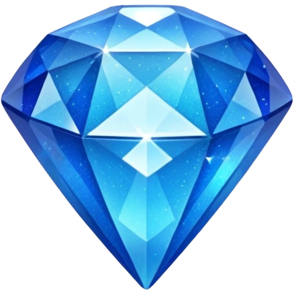 gem glitter blue emoji