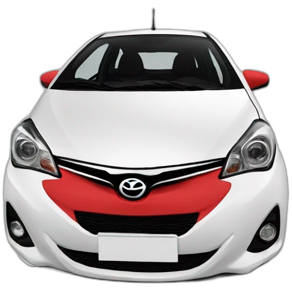 Yaris 5 red emoji