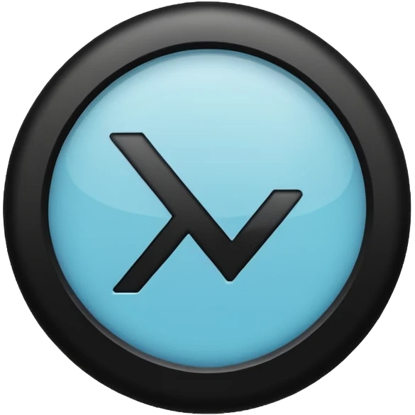 Black circle with a check mark on it emoji