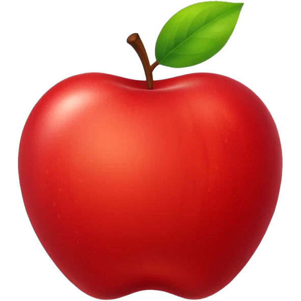 a red apple emoji