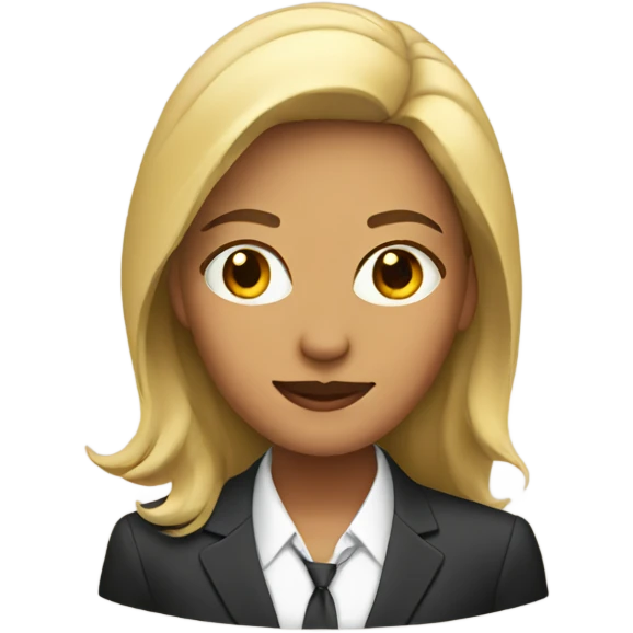 Woman in a suit  emoji