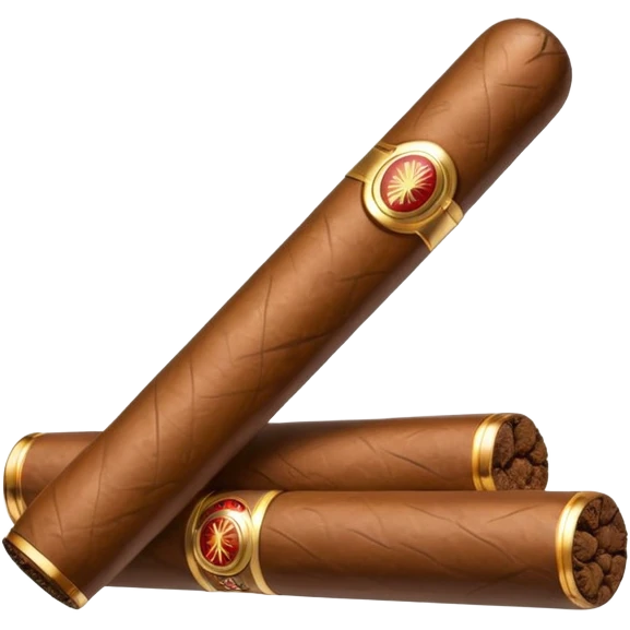 A luxury cigar emoji made of silver chrome, smooth metallic texture, minimal shape, glossy reflections, rich swag aesthetic, iOS emoji style, centered, clean white background emoji