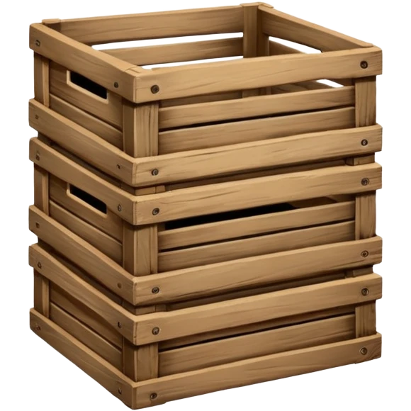 one wooden crates emoji