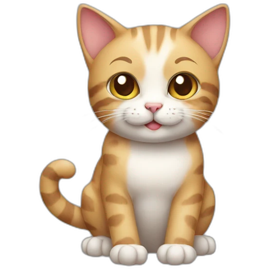 cat with hearteas emoji