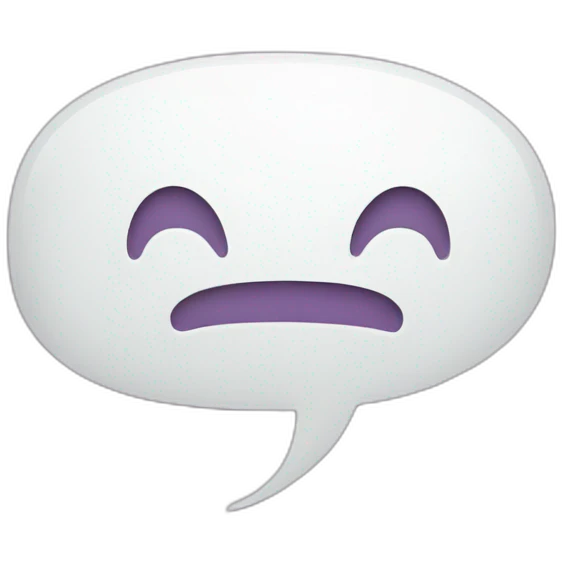 speech bubble emoji