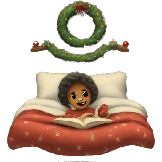 cozy vintage christmas emoji