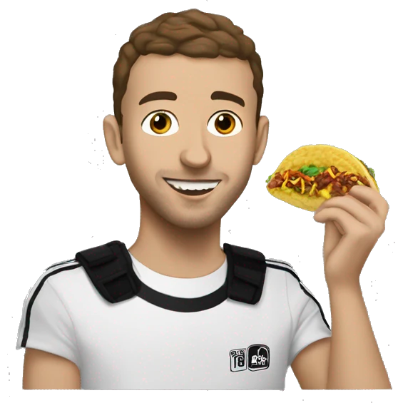 Tyler Joseph eating Taco Bell  emoji