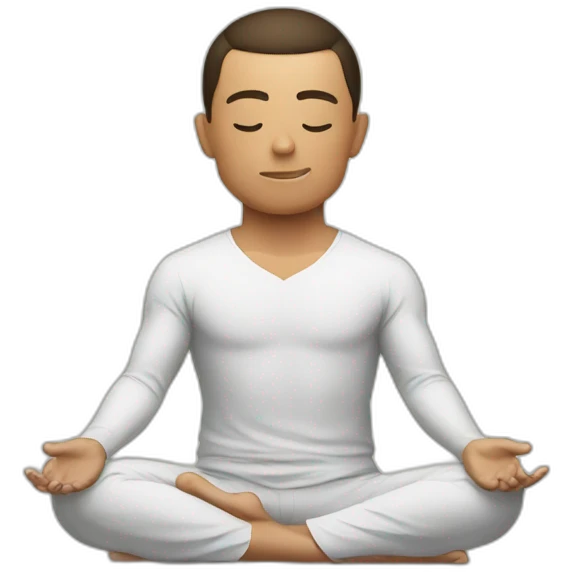 cristiano ronaldo meditation emoji