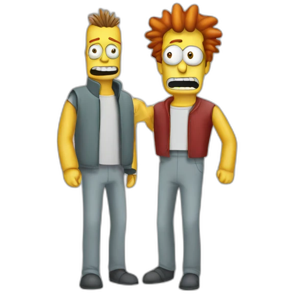Bender and fry emoji