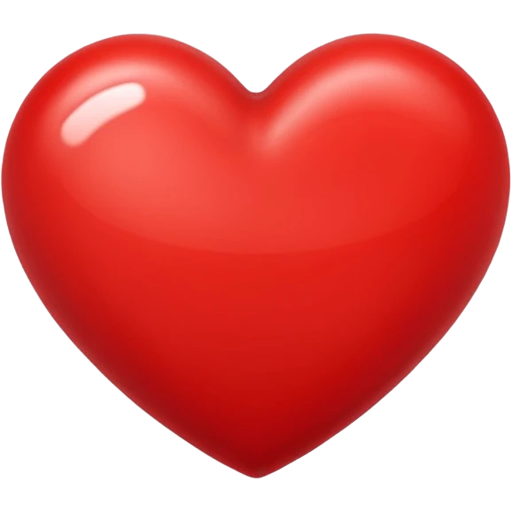 Red heart emoji