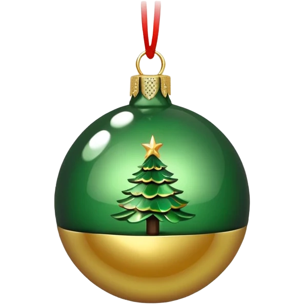 small christmas tree decoration emoji