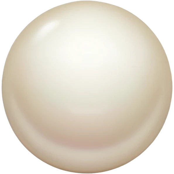 white pearls emoji