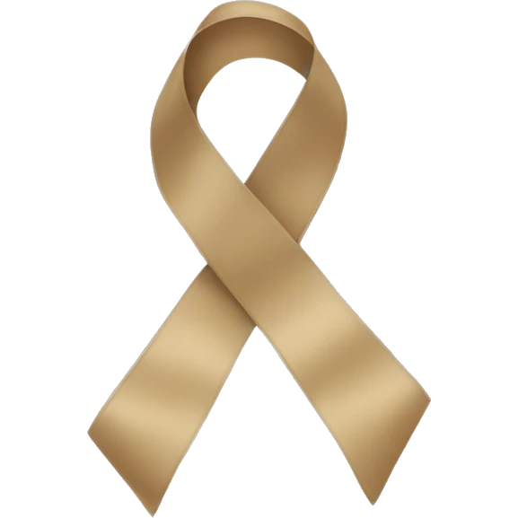 Beige ribbon  emoji