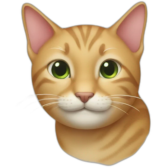 Cat smelling emoji