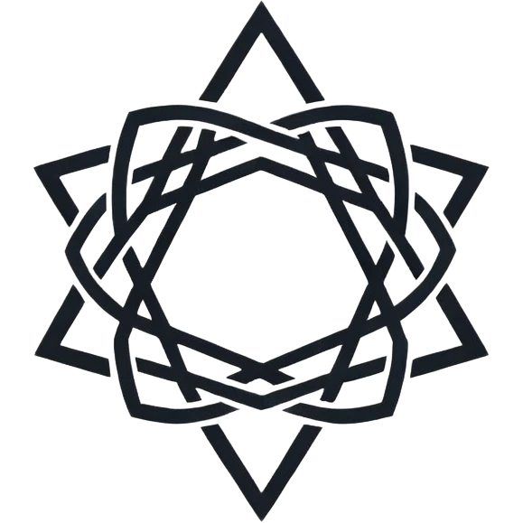 Create an emoji in which it is representing AI logo similarly like the logo of Chat GPT ,Gemini but different completely different and very professional not simple and try to make it in black and white colour emoji