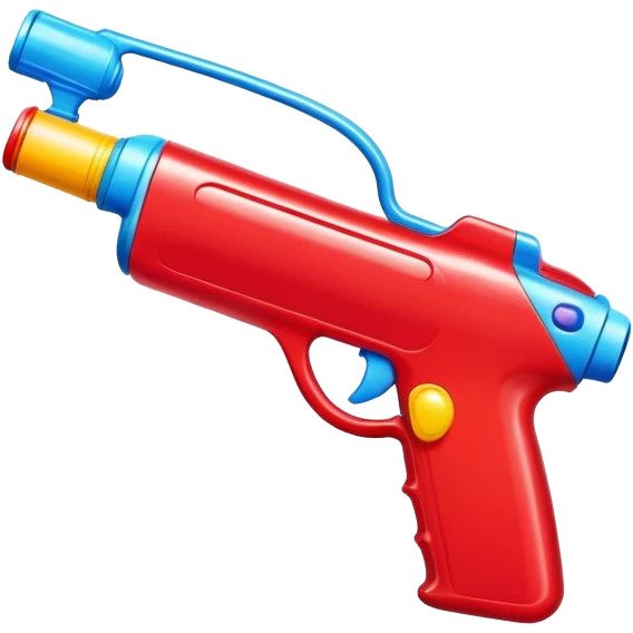 red water gun emoji